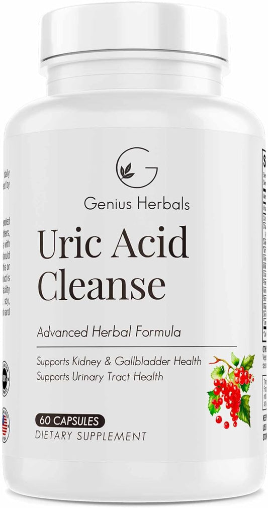 Uric Acid Cleanse – Supports Kidney, 60 Capsules
