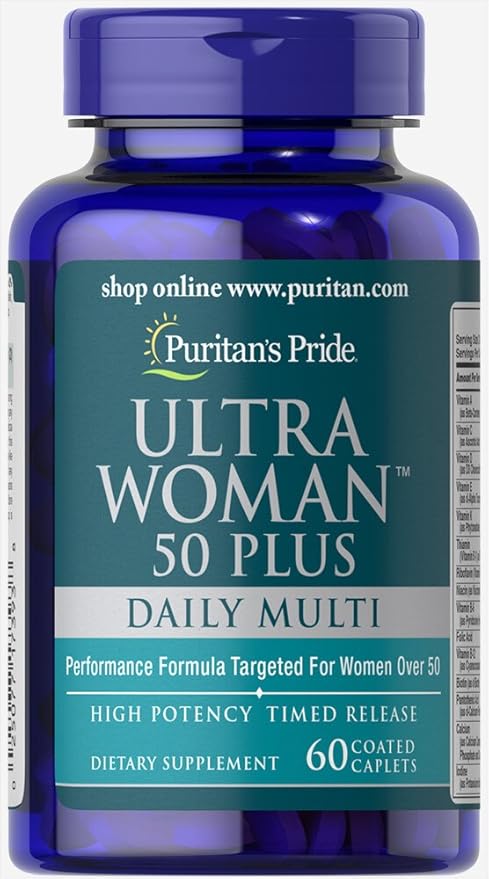 Puritans Pride Ultra Woman 50 Plus 60 Count