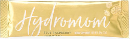 Boobie Hydromom Superfood Electrolyte Drink Mix, Blue Raspberry Lemonade | Refreshing Energy & Hydration Boost for Mamas | On-The-Go & Travel Essentials for Pregnancy, Lactation, & Beyond, 15 Packets