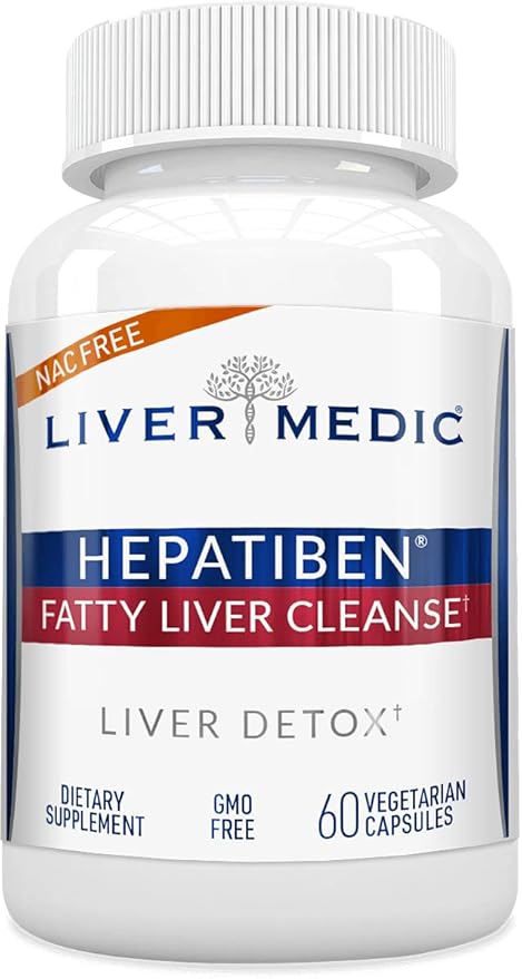 Hepatiben Liver Detox Cleanse, Non-GMO 60 Vegetarian