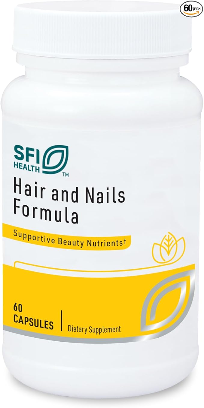 Klaire Labs Hair and Nails Formula 10000 Micrograms (60 Capsules)