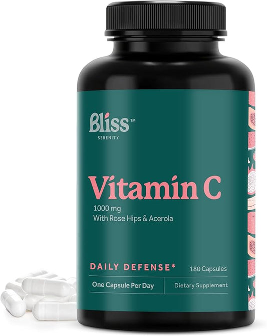 Vitamin C 1000mg 180 VegCaps.