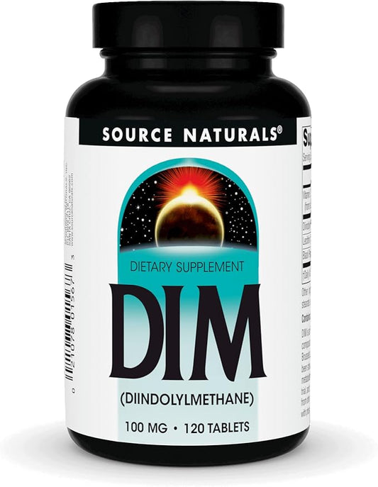 Source Naturals DIM, Diindolylmethane 100mg 120 Tablets