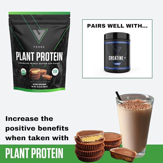 vedge Certified Organic Plant Protein Chocolate (20 Servings)