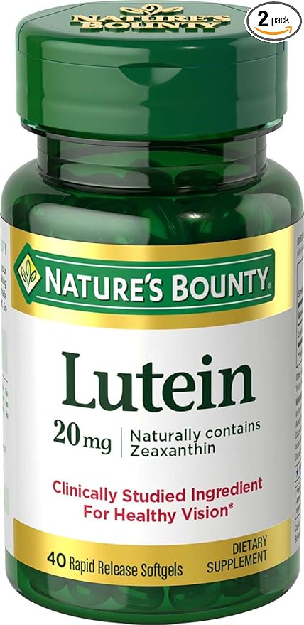 Nature's Bounty Lutein 20 mg 40 2)
