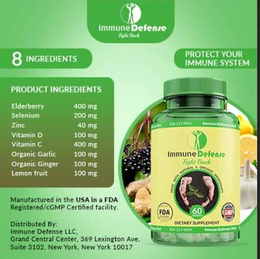 Immune Support Supplement Made with Natural