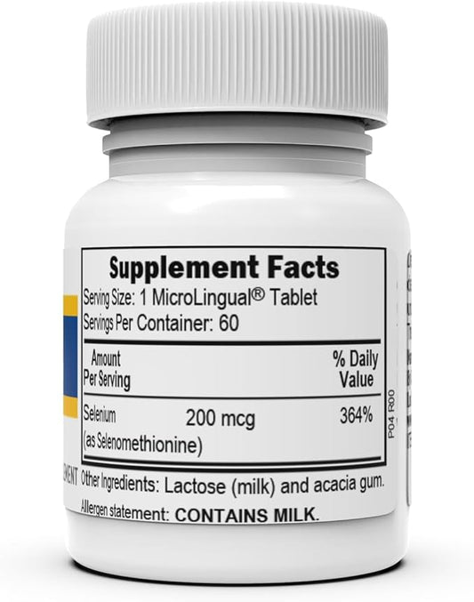 Superior Source Selenium Nutritional Supplements, 200 60 Count