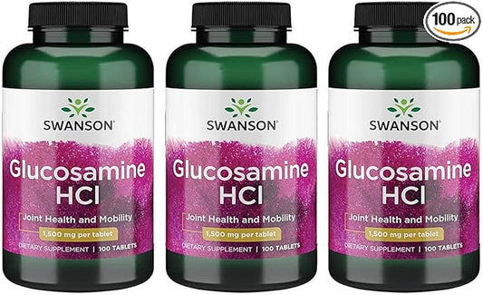 Swanson Glucosamine Hcl 1500 Milligrams 100 (3 Pack)