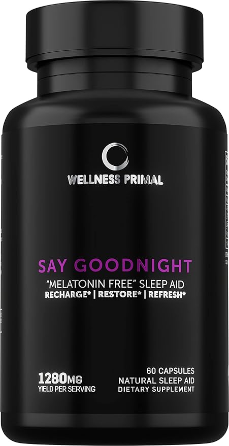 Natural Sleep Aid for Longer, Restful (60 Vegan (1)