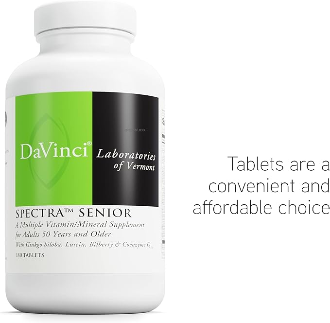 DAVINCI Labs Spectra Senior Q10, Ginkgo 180 Capsules