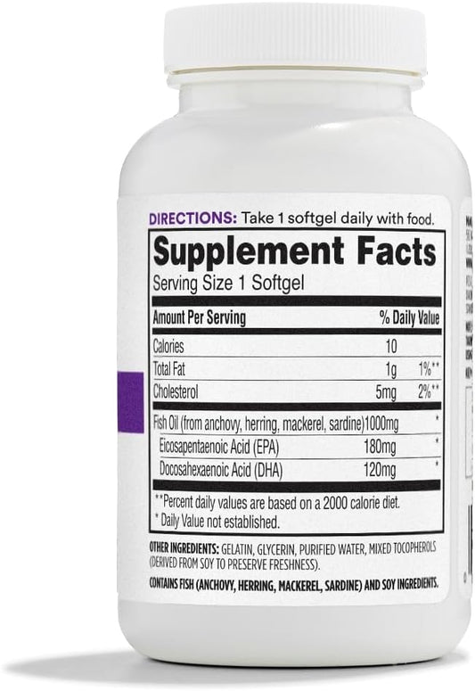 365 by Whole Foods Market, Oil 1000 Mg, 100 Softgels