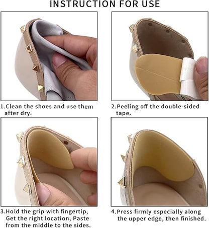 Dr. Foot’s Heel Grips for Men 2 Pairs(Khaki)