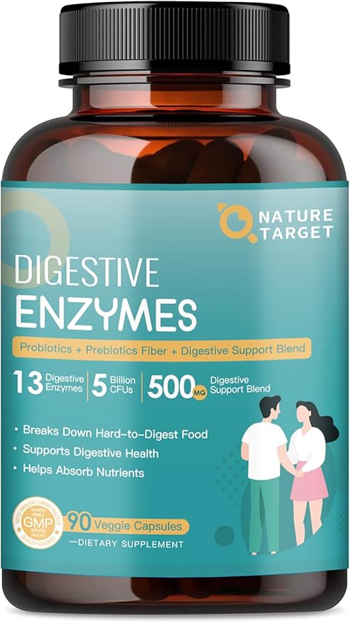 Digestive Enzymes for Women-Men for Digestion, 90 Veggie