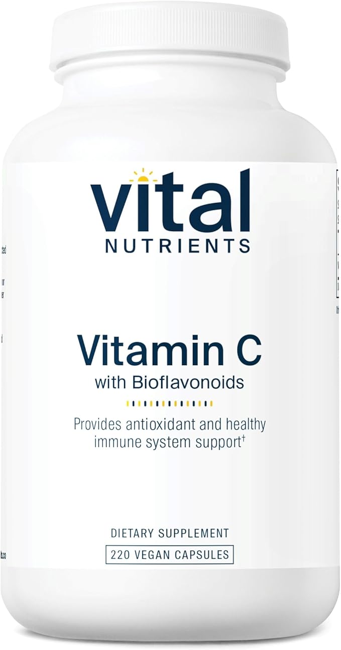 Vital Nutrients Vitamin C with Bioflavonoids 1000mg Vitamin 500mg Citrus 220 Capsules