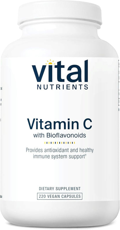 Vital Nutrients Vitamin C with Bioflavonoids 1000mg Vitamin 500mg Citrus 220 Capsules