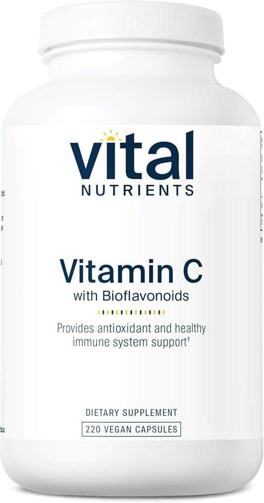 Vital Nutrients Vitamin C with Bioflavonoids 1000mg Vitamin 500mg Citrus 220 Capsules