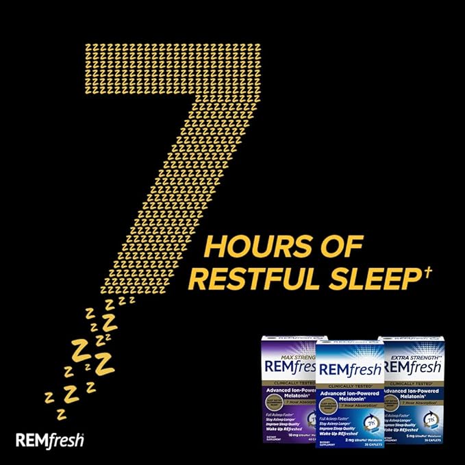 REMfresh 2mg Advanced Melatonin Sleep Aid (36 Caplets) #1 Doctor