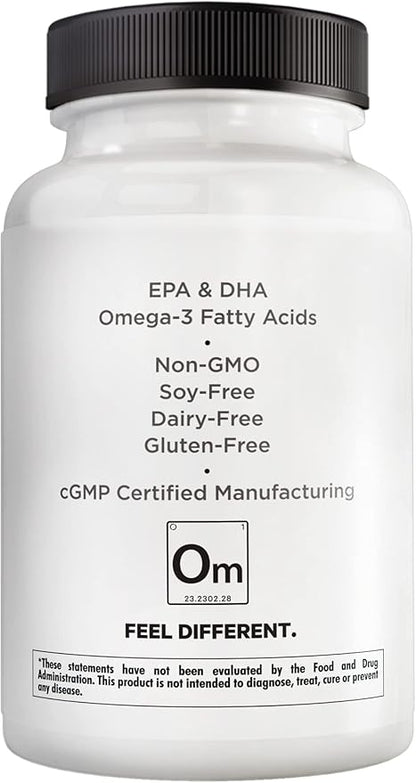 Amen Omega-3 Supplement 1500mg High-Potency 3 - 45-Day Supply 90 Soft