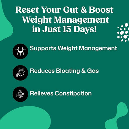 ColonBroom 15 Day Colon Cleanse & Detox Cleanse for Weight Management with Probiotics & Magnesium | Reduce Bloating & Boost Metabolism & Digestion - Effective Gut Cleanser Detox (2 Bottles)