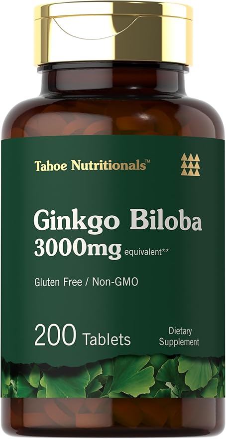 Carlyle Ginkgo Biloba 3000mg Per 200 Tablets