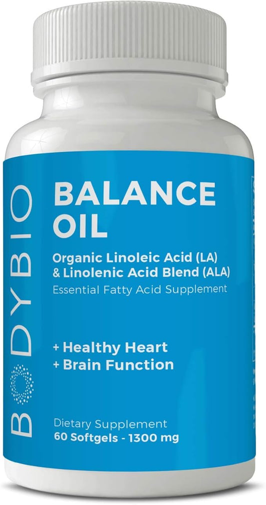 BodyBio Omega Oils 3 & 6 60 Softgel