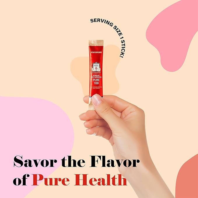 JungKwanJang Pure 100 Korean Red Ginseng 28 Count