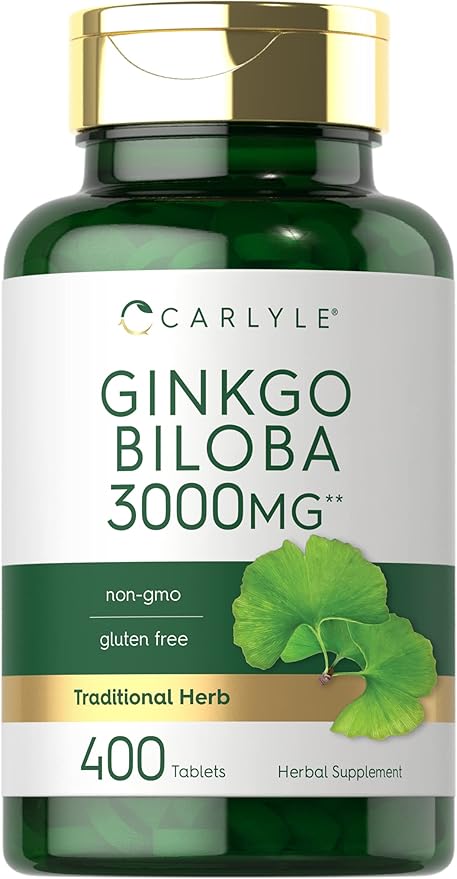 Carlyle Ginkgo Biloba 3000mg 400 Tablets