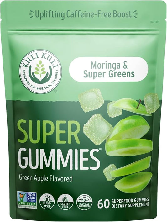 Kuli Kuli Super Energy Gummies 60 Non-GMO,