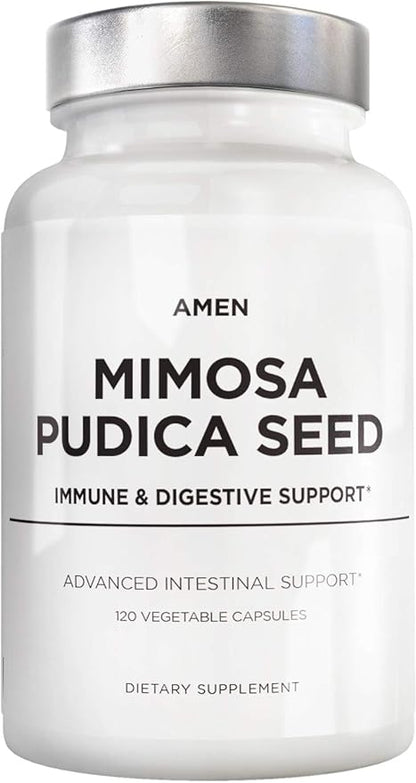 Amen Organic Mimosa Pudica Seeds Capsules, 2 Month 120 Capsules