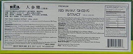 Royal King Red Panax Ginseng Extract 6000mg 10c.c./bottle 10c.c./bottle X 30 (Pack 4)