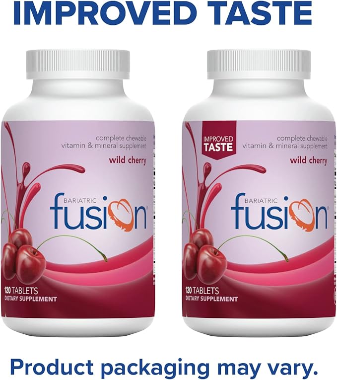 Bariatric Fusion Wild Cherry Complete Chewable 120 Tablets