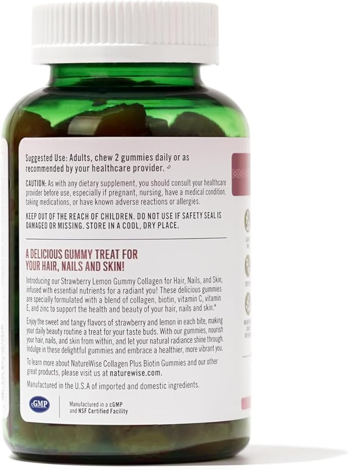 NatureWise Collagen Gummies 1 & 3 Collagen 90 Count[45-Day Count[45-Day Supply]