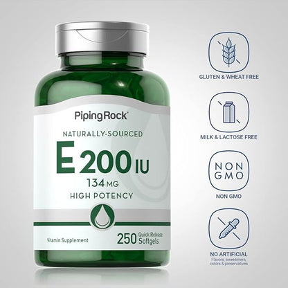 Piping Rock Vitamin E 200 IU 250 Softgel