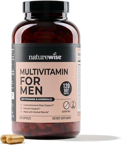 NatureWise Multivitamin for Men 240 Capsules[6-Month Capsules[6-Month Supply]