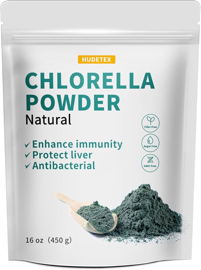 Chlorella Powder Natural with 16 oz