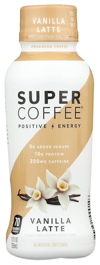 Kitu, Super Coffee Protein MCT Oil Vanilla, 12 Fl Oz