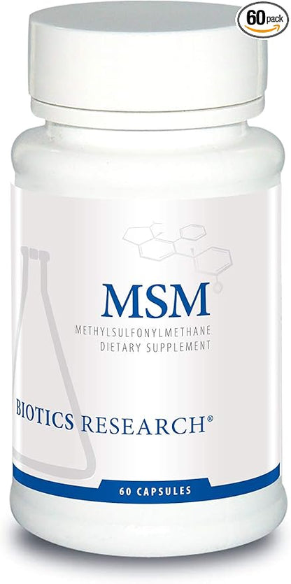 Biotics Research, MSM 60 Capsules