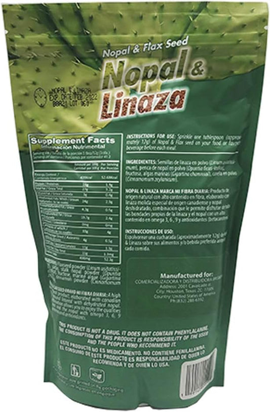 Nopal & Linaza. Nopal Cactus and 17.6 oz.