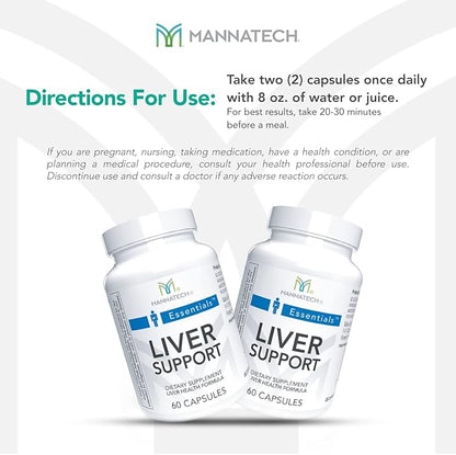 Mannatech Liver Support 60 Capsules. Liver