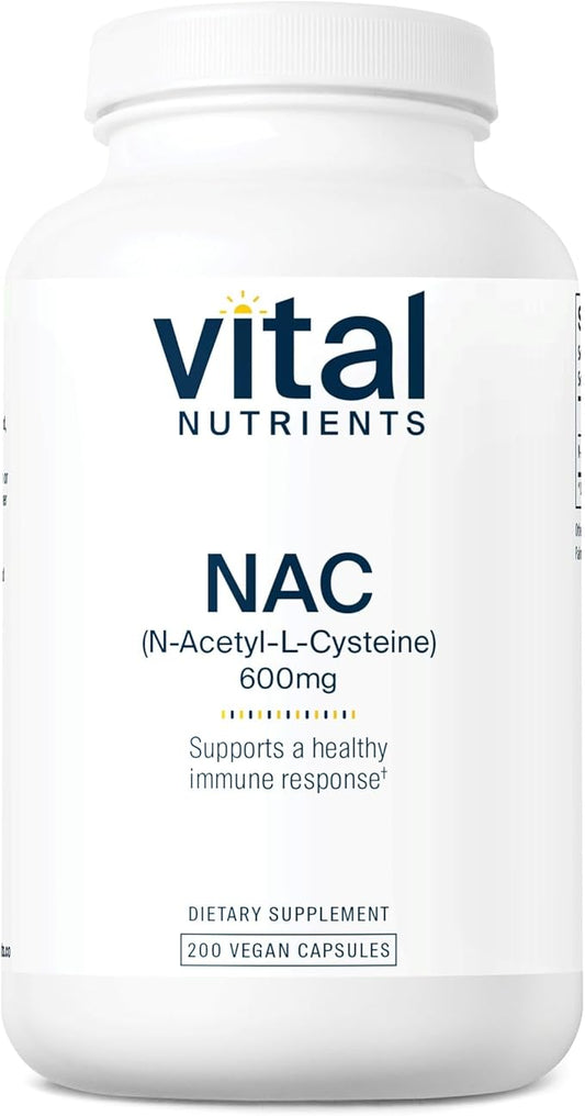 Vital Nutrients NAC 600mg 200 Capsules