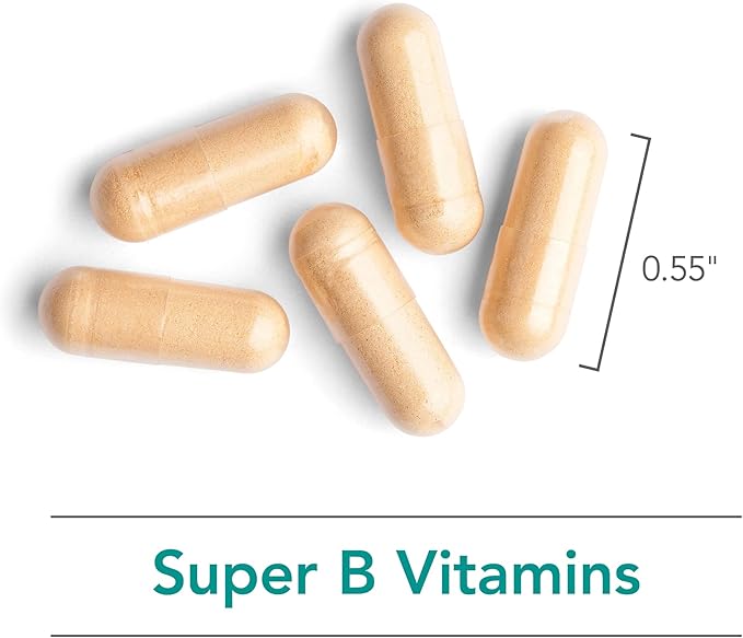 Nutricology Super Vitamin B Complex B12, Vitamin B6, Vegetarian 120 Count