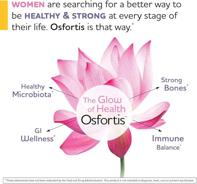 BioGaia Osfortis, Women’s Probiotic for Strong 6475, 60 60 Capsules, 1 Pack