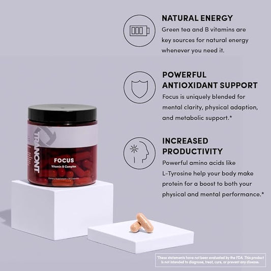 Tranont Focus Vitamin B Complex 90 Capsules