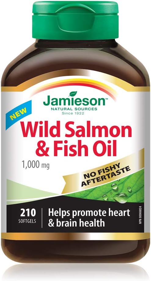 Jamieson No Fishy Aftertaste 210 SoftGels