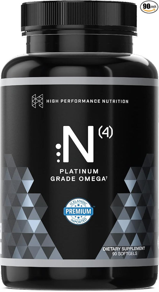 HPN N(4) Icelandic Omega-3 Fish Oil, 3,000 mg 90 Softgel