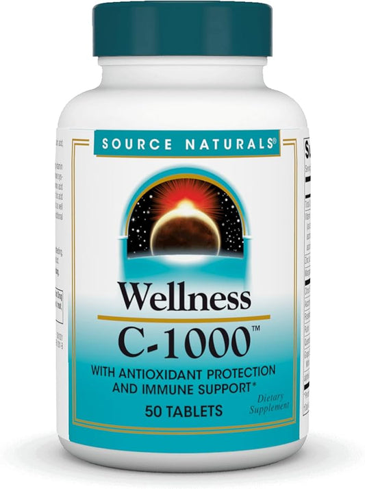 Source Naturals Wellness C-1000, 50 Tablets