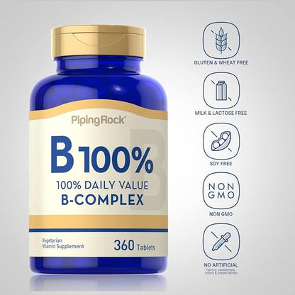 Piping Rock Vitamin B Complex 360 Tablets
