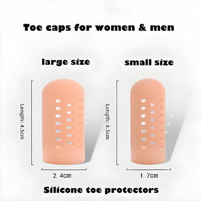 10 Pack Toe Caps and Toe Toenails,Corns,Calluses,Blisters(4L +6 +6 S)