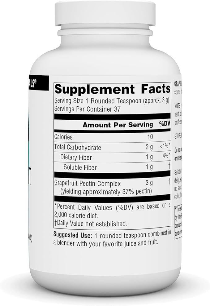 Source Naturals Grapefruit Pectin, Soluble Fiber 4 oz