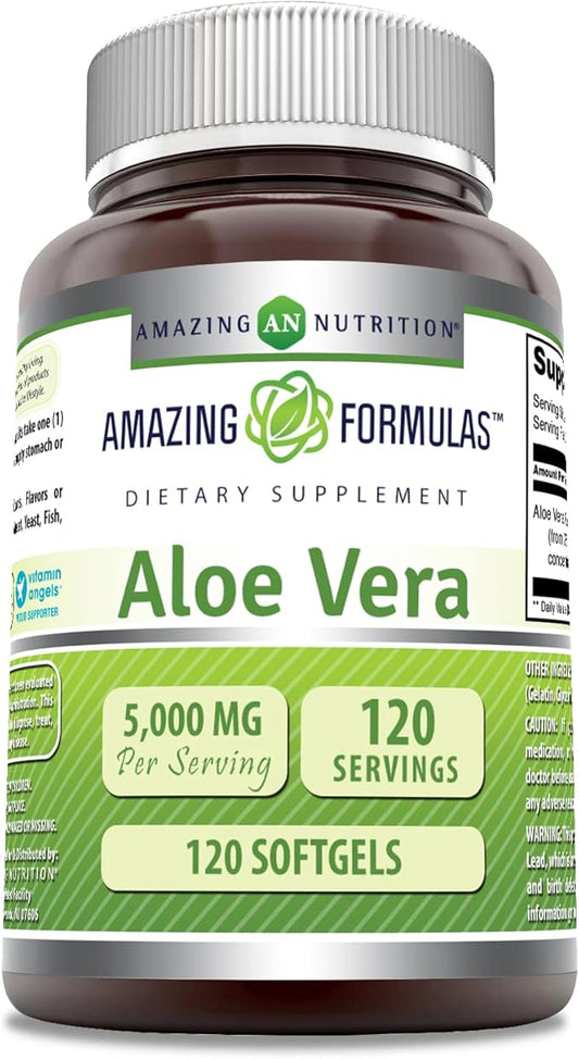 Amazing Formulas Aloe Vera 5000mg 120